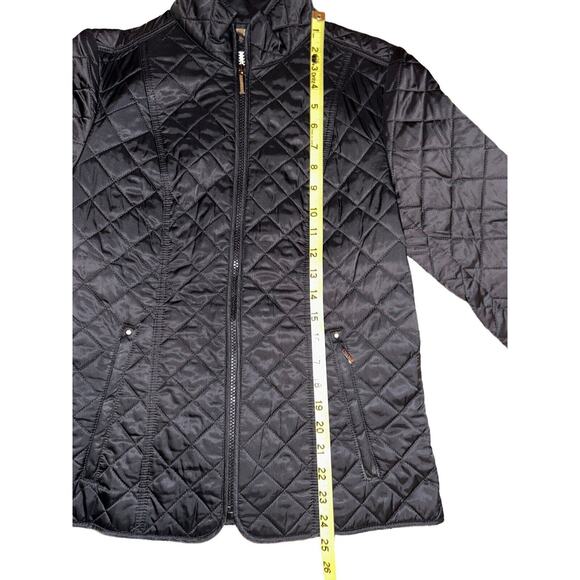 Shelli Segal - Laundry Puffer jacket- Black With Animal Print EUC Size XS - Picture 5 of 11